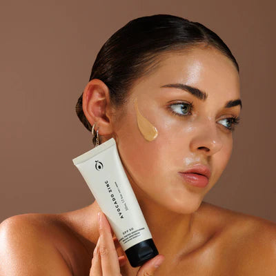Avocado Zinc SPF 50 Natural Tinted Moisturiser- Light to Medium