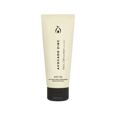 Avocado Zinc SPF 30 Natural Body Sunscreen 100ml