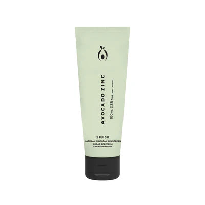 Avocado Zinc- SPF 50 Natural Physical Sunscreen 100ml